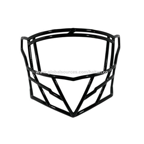 Casques de Football Américain Professionnels avec Visière Mate, Grille Métallique Géométrique, Barres Supérieures Croisées et Protection Multi-Couches for sale at factory direct price