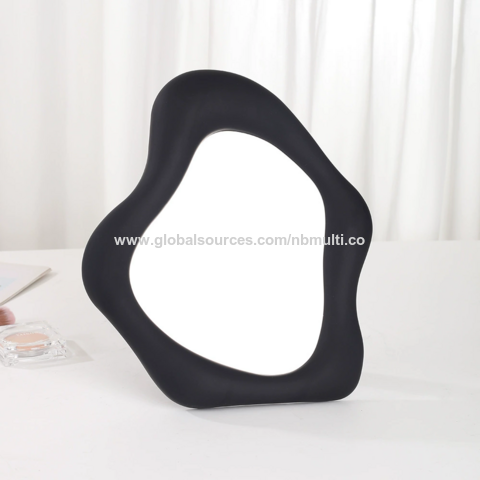 Espelho de maquilhagem com design de nuvem irregular, espelho pintado com spray, espelho de toucador em forma de dormitório de estudante INS, espelho único de mesa, preço de fábrica for sale at factory direct price