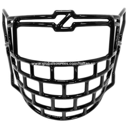 Grille de Protection Métallique Mate en Forme de Z avec Supports Latéraux Courbés pour Casques de Football Américain, Équipement de Sport Durable pour Enfants et Adultes for sale at factory direct price