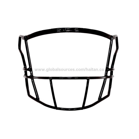 Grille de Protection Faciale en Métal Mat avec Cadre Supérieur Arqué et Protections Latérales pour Casques de Football Américain - Couverture Complète pour Enfants et Adultes for sale at factory direct price