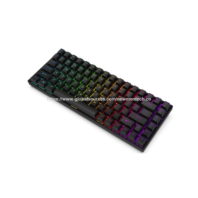 لوحات مفاتيح ميكانيكية لاسلكية KB-955 ، هيكل الحشوايا، لوحة مفاتيح للألعاب چمينغ بـ 84 مفتاحا