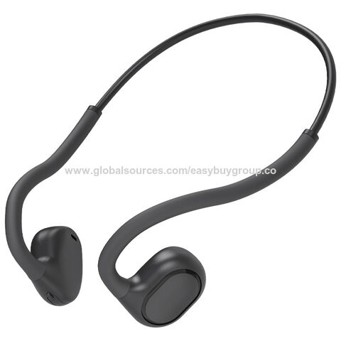Fones de ouvido subaquáticos Bluetooth de condução óssea, com proteção auricular para esportes e suporte de pescoço, fones de ouvido sem fio para esportes