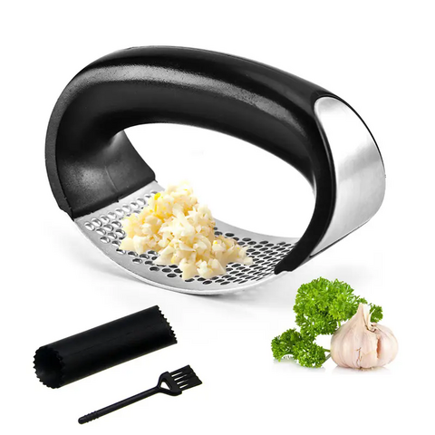 Acessórios de Cozinha Prensa de Alho em Aço Inoxidável Triturador de Pimenta e Gengibre Cortador de Legumes for sale at factory direct price