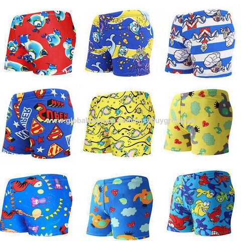 Slips de bain pour garçons OEM Impression par sublimation Séchage rapide Maillots de bain pour enfants Shorts de plage Vêtements de plage Shorts de bain respirants