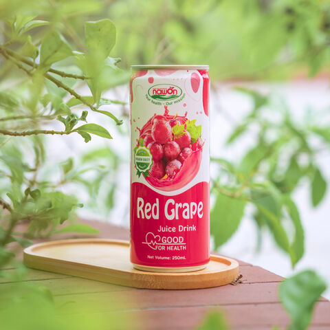 Vietnam Nawon Oem Odm Red Grape Juice 250ml Can Halal Gmp Certified ...