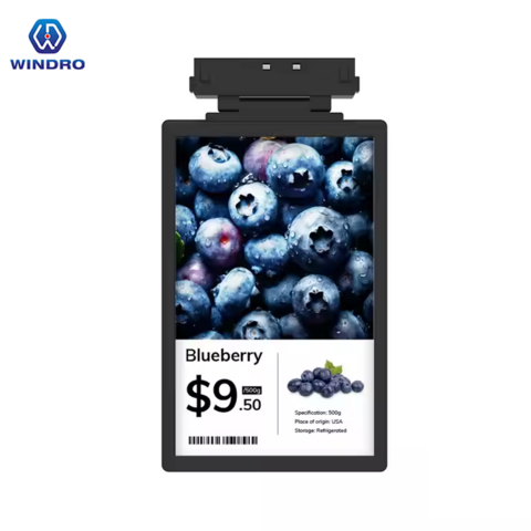 Ecrã LCD Digital de 10,1" de um/dois lados, sinalização eletrónica LCD, etiqueta eletrónica de prateleira para promoção de preços