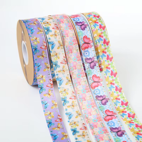 Bulk Buy China Wholesale Wholesale Of 2.5cm Colored Butterfly Ribbons ...