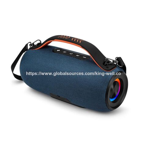 Tragbare LED Bluetooth Lautsprecher mit Multicolor-Lichtern, Stereo-Lautsprechern und TWS-Pairing-Unterstützung, TF/FM-Radioeingang für Camping