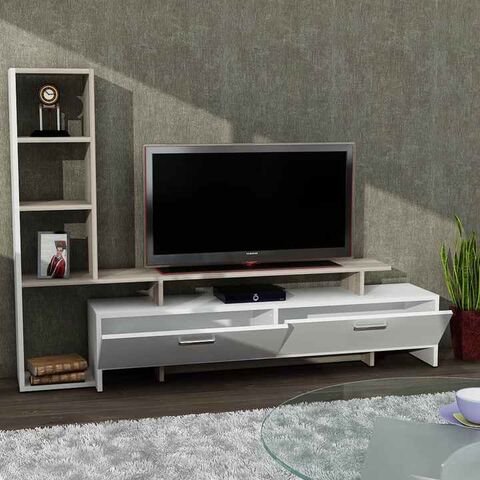 Meuble TV Moderne de Luxe en Bois pour Salon, Console Multimédia, Meuble TV, Unité TV, Style 2025, Vente en Gros for sale at factory direct price