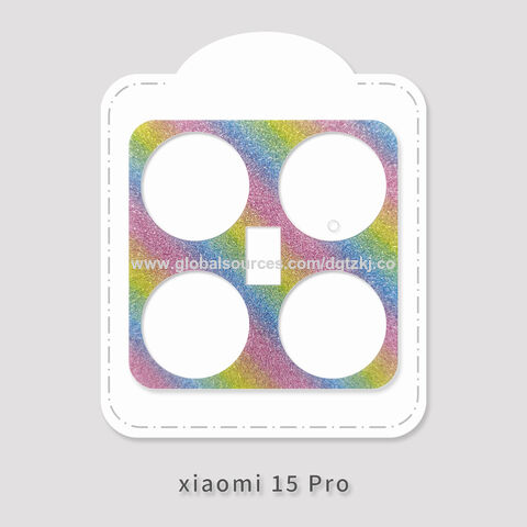 Adequado para película de lente de celular xiaomi-15, adesivo de proteção de lente colorida xiaomiC, película de proteção de câmera traseira xiaomi15 Pro+