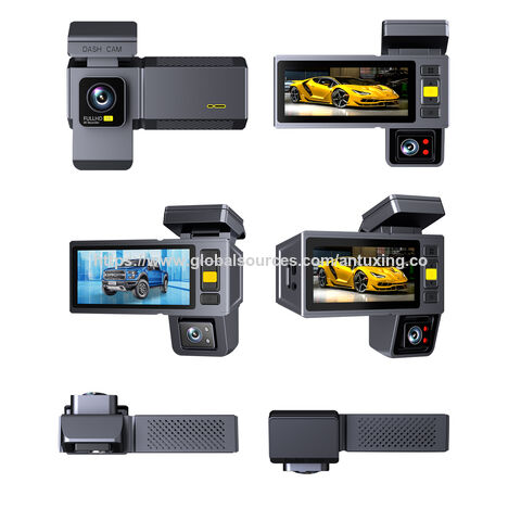 Cámara para Coche 4K de 3.2 pulgadas Frontal y Trasera 1080P con GPS WiFi, Sensor G, Grabación en Bucle, Visión Nocturna, Monitor de Estacionamiento - Dashcam para Automoción
