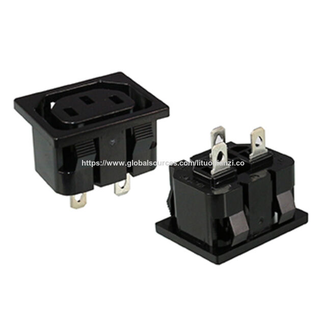 RT-C04 Serie AC-Netzsteckdose mit 5.000 Zyklen Lebensdauer/Nennleistung 10A/250VAC, 15A/250VAC