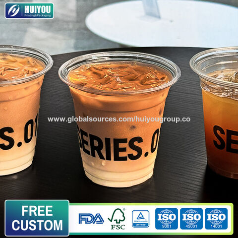Plastic Cup Personalized Custom Logo Printing Transparent Plastic Cup ...