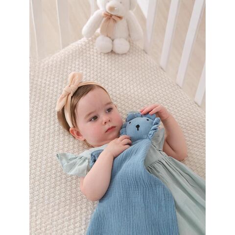 Baby Musselin Kuscheldecke – Baumwoll Löwe Schmusetier zum Schlafen, Weiche, beruhigende Tröster für Babys und Kleinkinder for sale at factory direct price