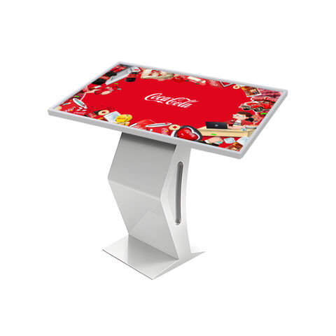 Borne interactive tactile tout-en-un 4K de 43, 50 et 55 pouces, prix de borne libre-service pour centre commercial