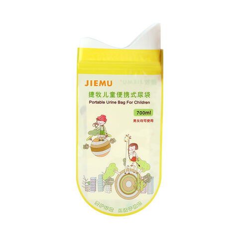 Bolsa de Orina de Emergencia para Coche, Portátil, Desechable para Niños, Viajes al Aire Libre, Urinario para Coche 700CC for sale at factory direct price