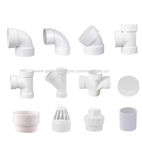 Fabricante de China, fábrica de tubos de plástico UPVC PVC, lista de precios de accesorios, codo hembra de 90 grados