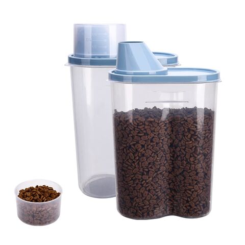 Contenedor de Alimentos para Mascotas de 2.5L Más Popular con Taza Medidora y Tapa con Boquilla Vertedora para Perros y Gatos - Almacenamiento Óptimo para Comida de Mascotas al Por Mayor for sale at factory direct price