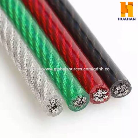 Premium Pvc- Coated Steel Wire Rope, Various Diameters Available - Oem ...