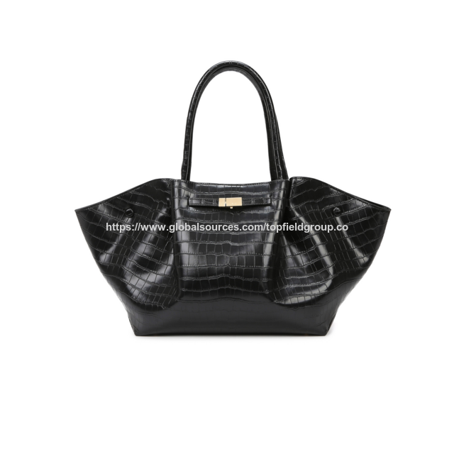 Bolsos de hombro grandes de gran capacidad más vendidos, bolsos de mano con alas de murciélago, bolsos de mano de cuero PU retro de alta gama para mujer
