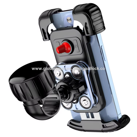 Verstellbare Motorrad-Handyhalterung mit korrosionsbeständiger Beschichtung und sicherem Magnetgriff für 5.1-6.8 Zoll Smartphones for sale at factory direct price