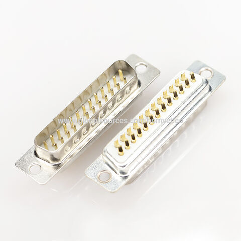Connecteur D-SUB mâle DB25P à souder 9P/15P/25P/37P for sale at factory direct price