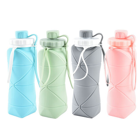 Gobelet à Café Pliable en Silicone avec Logo Personnalisé – Tasse de Voyage Portable Résistante à la Chaleur, Bouteille d'Eau de Sport Extensible for sale at factory direct price