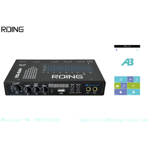 8-Band Auto-Audio-Equalizer zum Fabrikpreis mit USB-, CD-, AUX- und SD-Eingang/Vorverstärker Auto-EQ for sale at factory direct price
