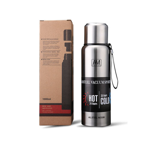 Custom 32oz 40oz 64oz Double Wall Vacuum Flask Insulated Stainless ...