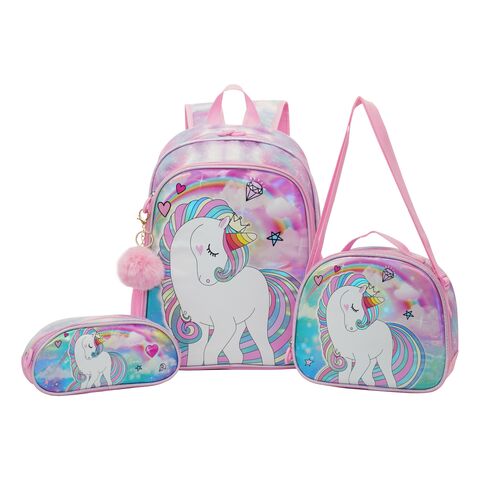 Großhandel Individuelle Schultasche mit Einhorn & Pailletten Schultaschen for sale at factory direct price