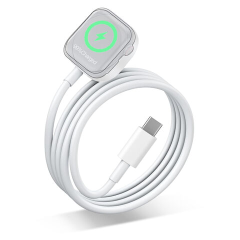 Chargeur sans Fil Rapide Blanc 2.5W pour Montre Apple - Chargeur Magnétique sans Fil Tendance