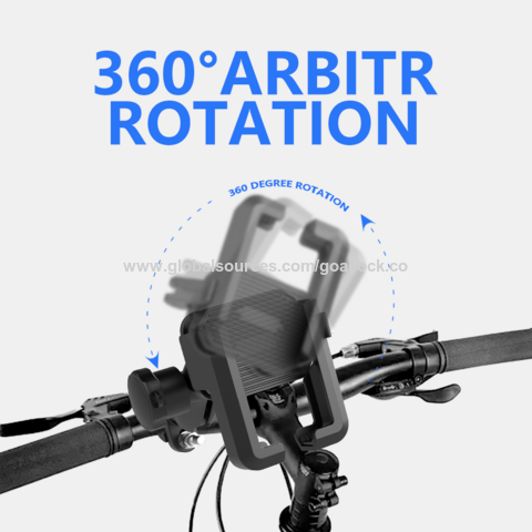 Handyhalterung im Half-Wrap-Stil für Fahrräder & E-Scooter | Universelle, drehbare Lenkerhalterung für mobile Geräte for sale at factory direct price