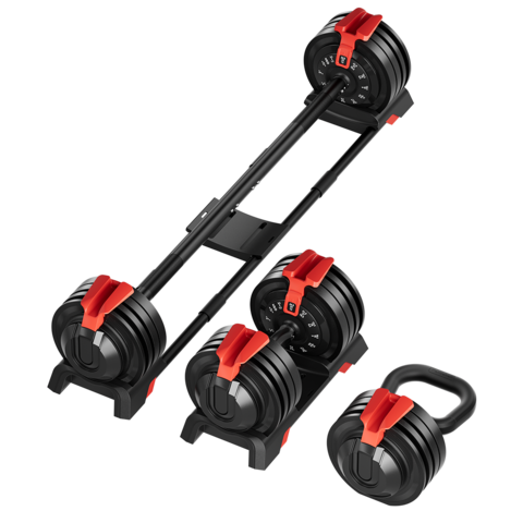 Preisgünstiges 3-in-1 Verstellbares Hantelset, 24kg Maximalgewicht - Ideal für Heimtrainings for sale at factory direct price