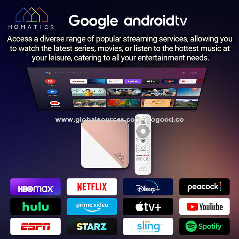 New Google Certified Tv Box Homatics Box R 4k Plus 4gb/32gb Amlogic ...