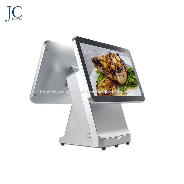 Kios POS Desktop All-in-One dengan Layar Ganda, Dukungan Pembayaran NFC, Printer Thermal, dan Antarmuka yang Dapat Disesuaikan untuk Bisnis Ritel Cepat for sale at factory direct price