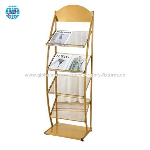 Modern Design Metal Document Rack For Office & School Floor-standing ...