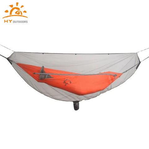 Hamaca Portátil para Adultos, Ideal para Camping y Senderismo, con Mosquitera de Protección contra Insectos, Fabricada en Nylon de Paracaídas, Diseño Plegable para Viajes for sale at factory direct price