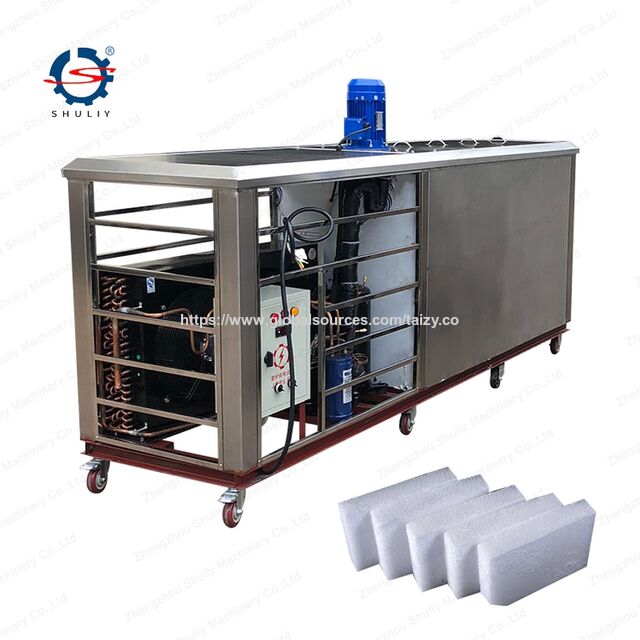 Best Quality Control 1 Ton Ice Block Maker Machine Best Price Block Ice ...