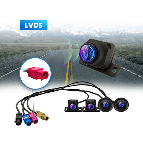 Wemaer Lvds Cable 4 Ways Car Cameras System Kit Hd 3d Reverse Backup ...
