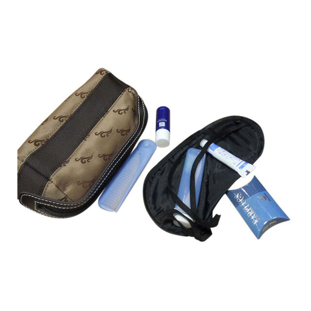 Échantillon gratuit de kits d'hygiène personnelle, trousses de confort de luxe pour compagnies aériennes, kits de voyage personnalisés pour passagers d'avion for sale at factory direct price