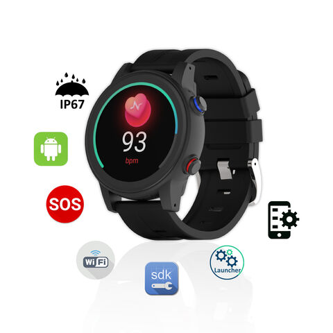 Smartwatch para Adultos Mayores 2025 con Patentes Exclusivas L23: Monitor de Presión Arterial, Botón SOS, Seguimiento de Salud, GPS 4G. Reloj Inteligente para el Cuidado de Ancianos. for sale at factory direct price