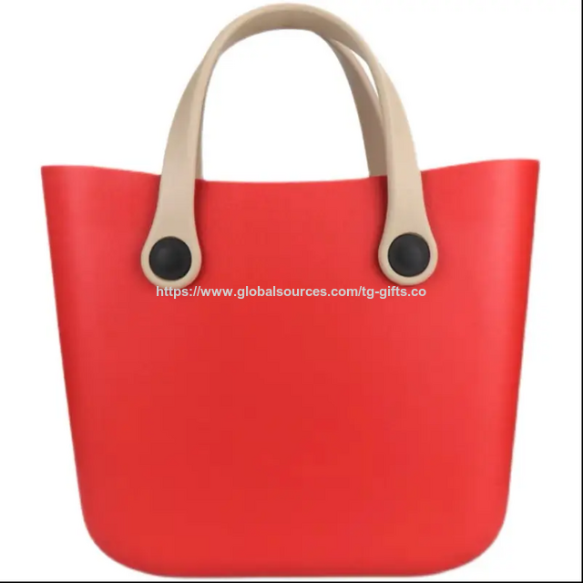Sac fourre-tout de plage en caoutchouc et gelée pour femmes, pochette en silicone avec logo personnalisé, sac à main en silicone imperméable et tendance, OEM