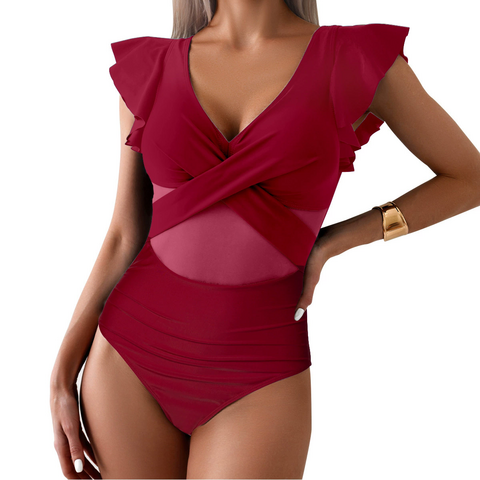 Großhandel 2025 Neuer Damen Badeanzug Bikini Schnelltrocknender Sportlicher Einteiliger Badeanzug for sale at factory direct price