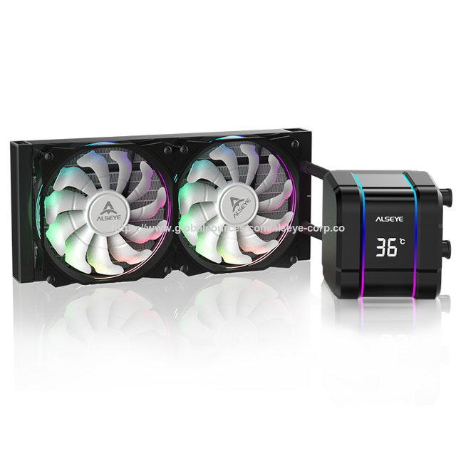 Pc Fans Water Diy Oem Alseye M240 Pc Water Cooling With Full Color Fans Aio Liquid ...