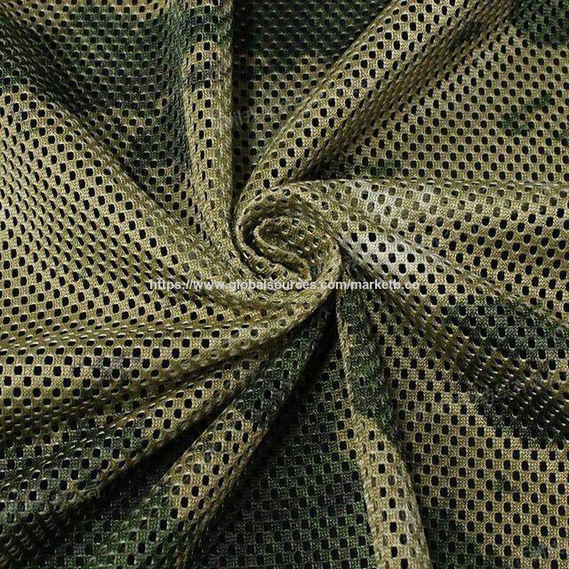 Tela de malla gruesa y transpirable de 230 GSM con camuflaje de ruinas de la jungla rusa FG, tejido anti-infrarrojo táctico para exteriores, ideal para cunas y redes. for sale at factory direct price