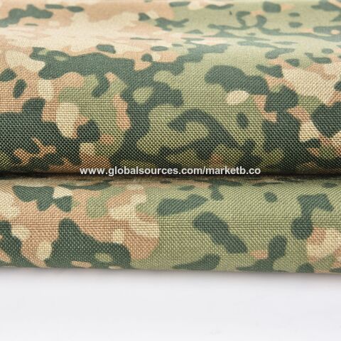 Tecido Oxford de Nylon com Revestimento PU, Impermeável, Anti-infravermelho, Padrão de Camuflagem Holandês para Uniforme Holandês - Venda por grosso for sale at factory direct price
