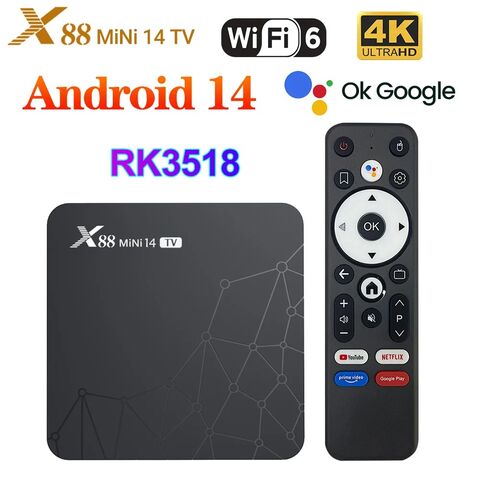 X88 Mini 14 Tv Box Android14 Rockchip Rk3518 Quad Core 64bit