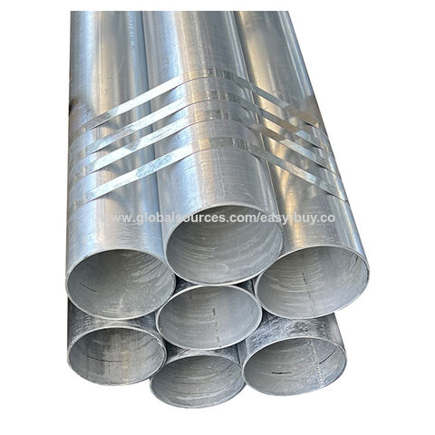 أنابيب فولاذية مجلفنة، عمود خيمة دائري مجلفن بالغمس الساخن for sale at factory direct price