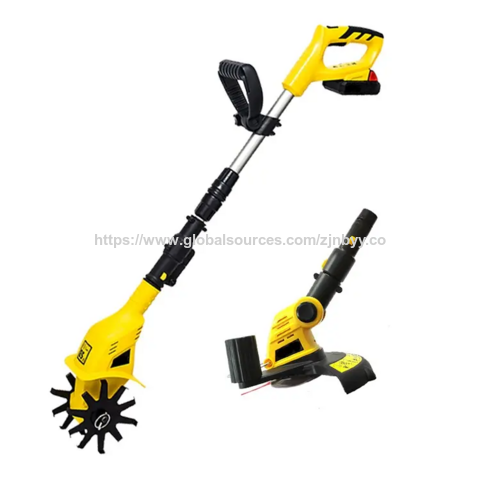 Novo Rotocultivador Rotativo Portátil sem Fio de 20V com Bateria de Lítio, Mini Motocultivador de Jardim