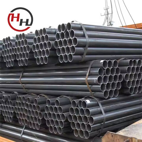 Tube en Acier ERW de Haute Qualité Sch60 Sch80 Q195 Q235B 60mm 2mm Laminé à Chaud pour Utilisation Automobile avec Certifications API et GS